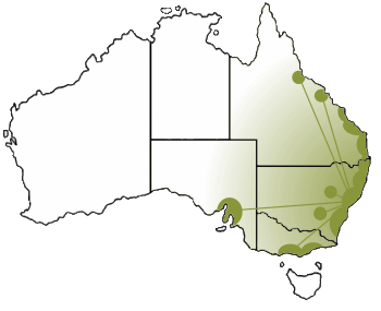 Typical Delivery Zones for Trees Impact