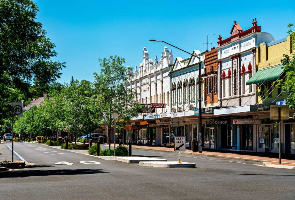 Trees planted at Otho-St for Inverell Shire Council